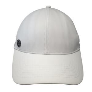 Gaiam Strapback Hat Solid White One Size Adjustable Laser Cut Outdoor
